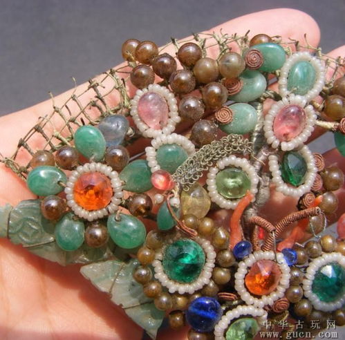 跑地皮 收藏級(jí)精品古代老首飾 清代.老裝飾珊瑚翡翠寶石琉璃蝴蝶型大鳳簪